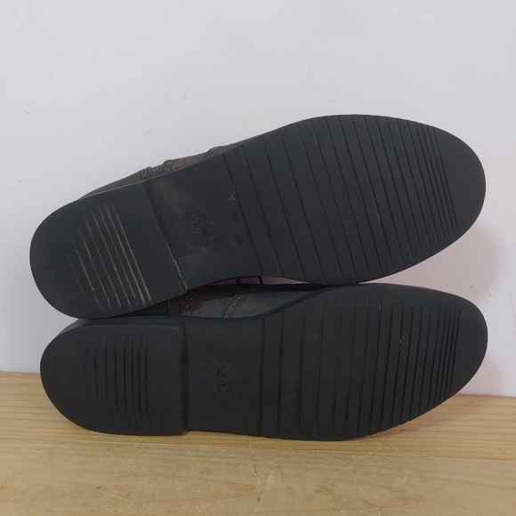 Vintage Roots Grey Leather Wingtip Derby Shoes Men's Size 10 US - Picture 10 of 16